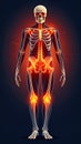 Anatomy of Joint Pain and Arthritis Royalty Free Stock Photo