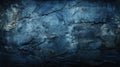 Detailed dark blue abstract texture. Damaged stone wall textures AI Generated Royalty Free Stock Photo