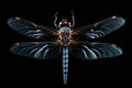 Detailed Dragonfly Insect Isolated Royalty Free Stock Photo