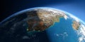 Detailed Earth. South Africa