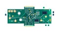 Detailed Electronic Circuit Board Technology Design, vector design Generative AI Royalty Free Stock Photo