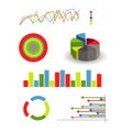 Detailed elements of infographics Royalty Free Stock Photo