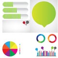 Detailed elements of infographics Royalty Free Stock Photo