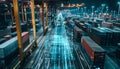 detailed exploration of the intersection between shipping, tracking technology, and biometric identification systems, security