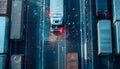 detailed exploration of the intersection between shipping, tracking technology, and biometric identification systems, security