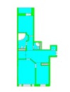 Detailed floor plan overhead top view. Architect designer concept idea. Isometric floor plan. Layout