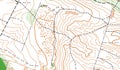 Detailed fragment of color abstract vector topographic map