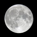 Detailed full moon Royalty Free Stock Photo