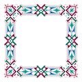 Detailed garnished oriental frame