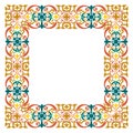 Detailed garnished oriental frame