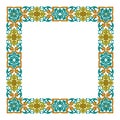 Detailed garnished oriental frame