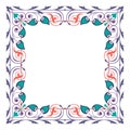 Detailed garnished oriental frame