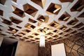 detailed gothic ceiling with stone arches