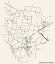 Street roads map of the BELSELE MUNICIPALITY, SINT-NIKLAAS
