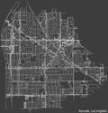 Street roads map of the CITY OF NORWALK, LOS ANGELES CITY COUNCIL