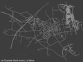 Street roads map of the LA CHAPELLE-SAINT-AUBIN COMMUNE, LE MANS