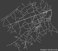 Street roads map of the OUDEGEM COMMUNITY, DENDERMONDE