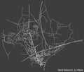 Street roads map of the SAINT-SATURNIN COMMUNE, LE MANS