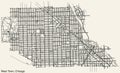 Street roads map of the WEST TOWN COMMUNITY AREA, CHICAGO