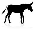 Donkey Animal Silhouette