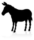 Donkey Animal Silhouette