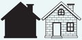 Detailed house icon