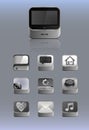 Detailed icons for smartphone