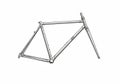 Detailed illustration of a bicycle frame, featuring the main triangle and fork. The frame Royalty Free Stock Photo