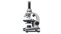 Detailed Illustration of a Compound Microscope for Scientific Use Royalty Free Stock Photo