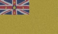 Detailed Illustration of a Knitted Flag of Niue