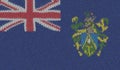 Detailed Illustration of a Knitted Flag of Pitcairn Henderson Ducie and Oeno Islands