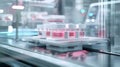 A detailed illustration of a modern bioprinter displaying advanced features such as automated printing precise control