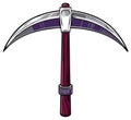 Detailed Illustration of a Pickaxe Axe Tool. Isolated Cartoon Design Royalty Free Stock Photo