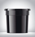 Plastic Cup on Background. Royalty Free Stock Photo