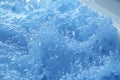 Close-Up of Bubbling Blue Water