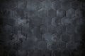 detailed image of Gray background vector with hexagons Royalty Free Stock Photo
