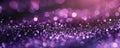 A detailed image of purple glitter with selective focus, highlighting the sharp, reflective Royalty Free Stock Photo