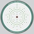 Detailed infographic of Protactinium Royalty Free Stock Photo
