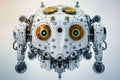 A Detailed Look at a Futuristic Robotic Head Design