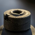 Cracked Rubber Bushing Macro Shot Royalty Free Stock Photo