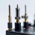 Precision Electronic Test Probes for Circuit Diagnostics Royalty Free Stock Photo