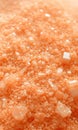 Macro Close-up of Orange Bath Salts with Crystalline Texture image photo Royalty Free Stock Photo