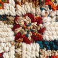 Rustic Woven Wool Textile Background Royalty Free Stock Photo