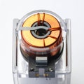 Precision Copper Coil Electronic Component Macro Royalty Free Stock Photo