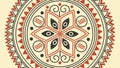 Detailed Mandala-Inspired Circular Decorative Element, vector design Generative AI Royalty Free Stock Photo