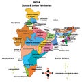 Detailed Map of India