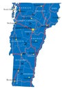 Vermont state political map