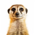 Detailed Meerkat Close-up Flat Drawing In Ultra-clear 8k Resolution Royalty Free Stock Photo