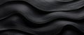 Detailed and mesmerizing, an abstract closeup of organic dark black and anthracite gray wooden waving waves, Ai Generated