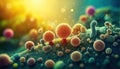 A Detailed Microscopic view of Bacteria and Microorganisms